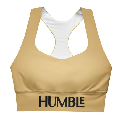 Humble Sportswear™ Women's Asper Gold Compression Sports Bra - Mireille Fine Art