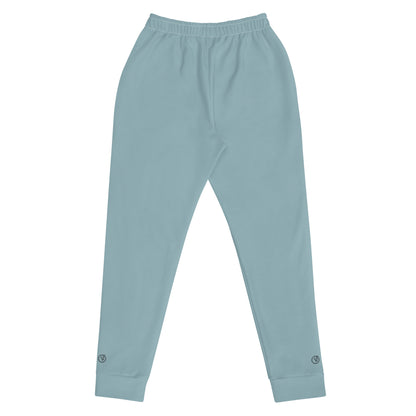 Humble Sportswear, women's blue cotton fleece joggers slim fit