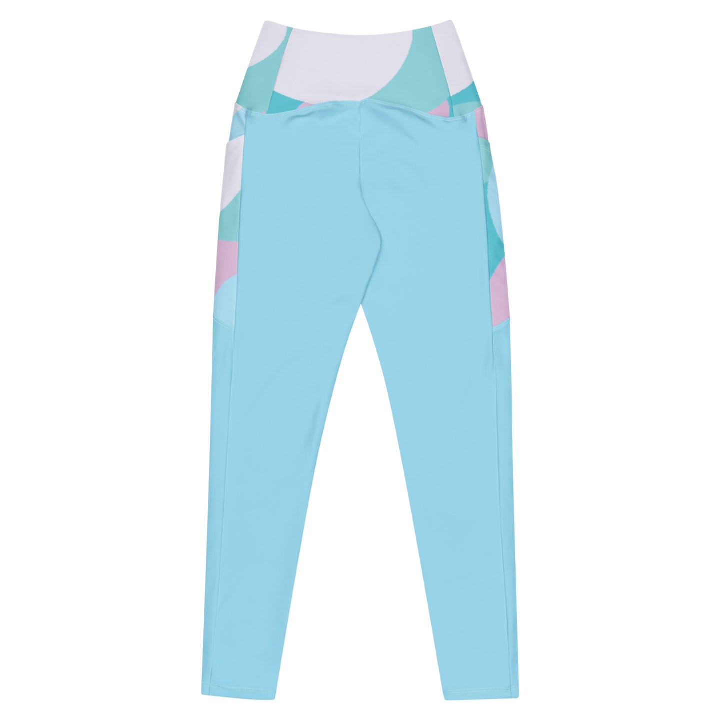 Women’s leggings, color block pocket leggings for gym