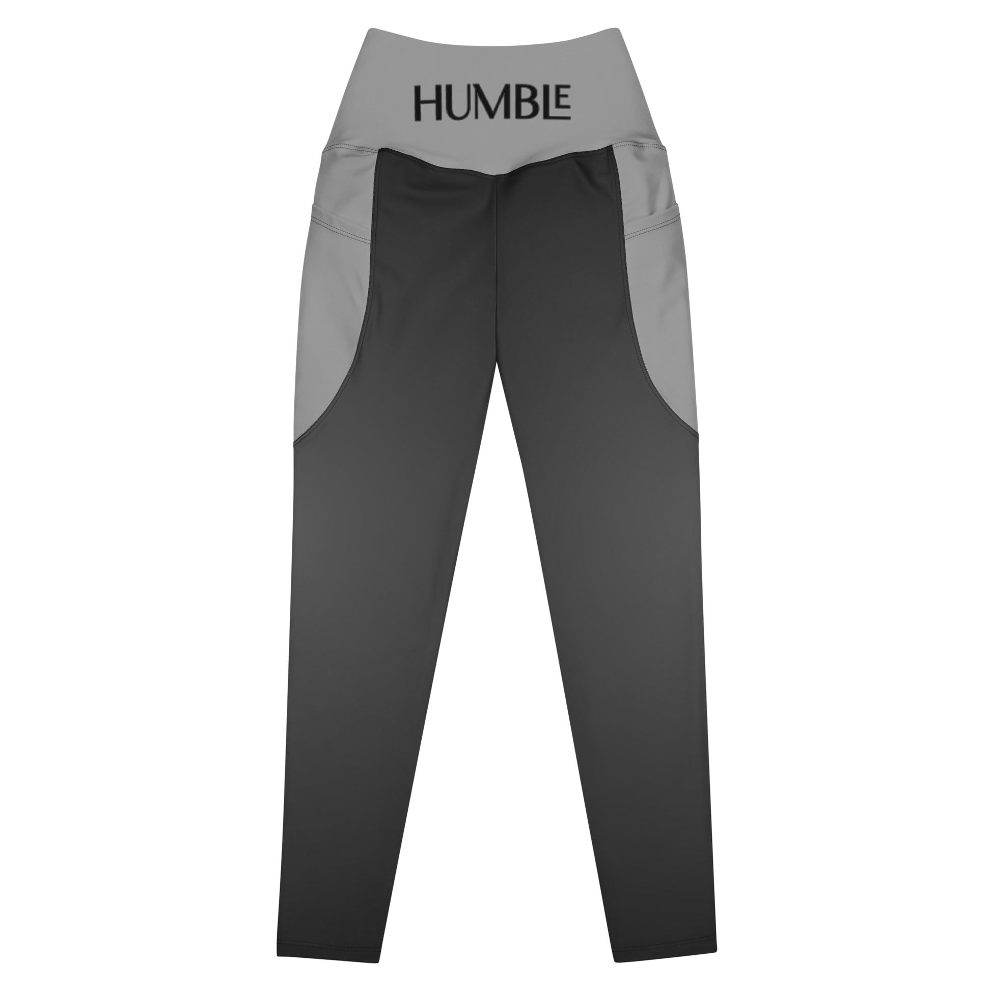 Humble Sportswear™ Women's Frost Black Active Compression Leggings - Mireille Fine Art