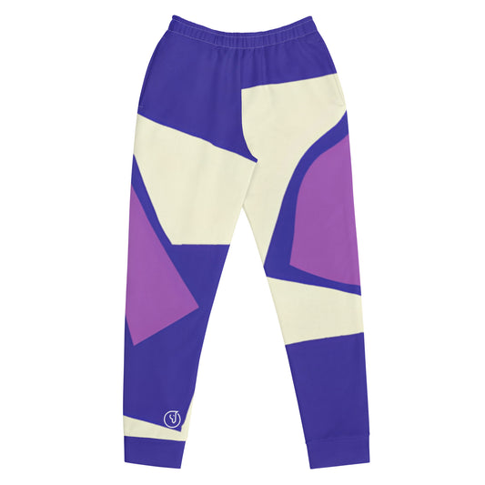 Humble Sportswear, women's abstract geometric all-over print fleece joggers 