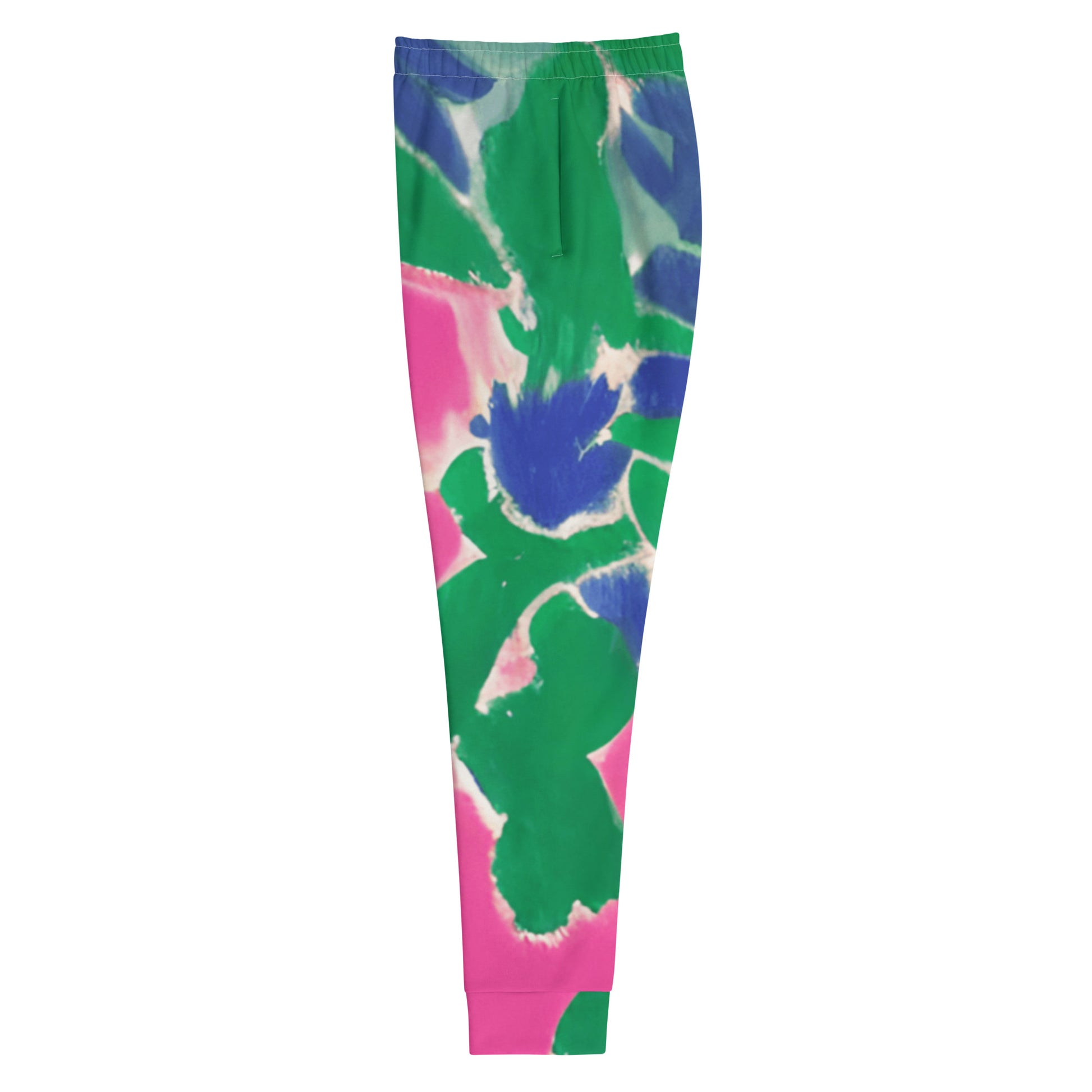 Humble Sportswear, women's abstract all-over print fleece joggers 
