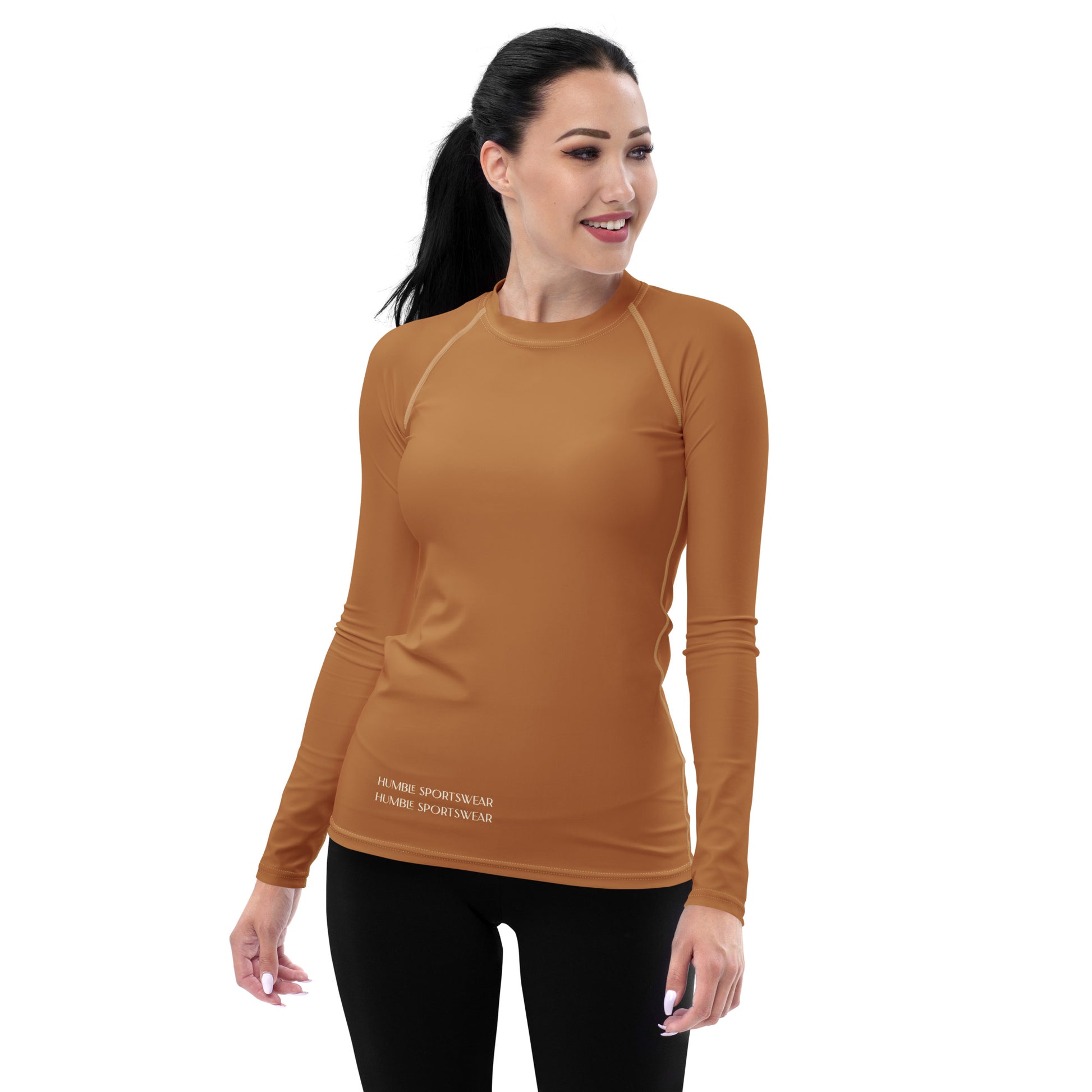 Humble Sportswear, color match tops, womenswear, long sleeve compression tops, long sleeve tops