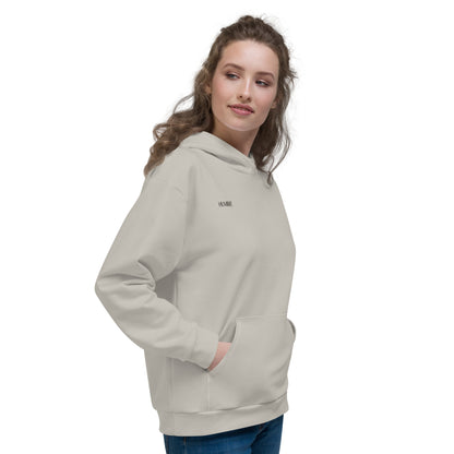 Humble Sportswear™ women's relaxed fit hoodie long sleeve color match dark beige