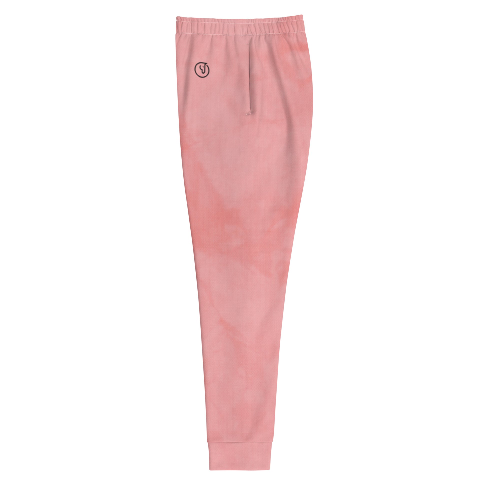Humble Sportswear™, women's fleece joggers tie-dyed pink, slim fit joggers 