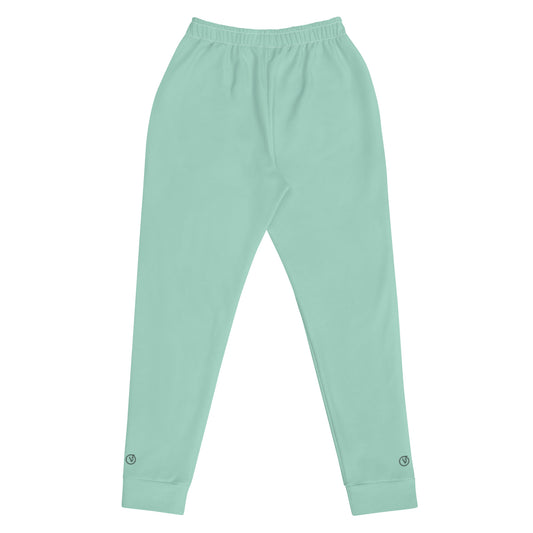 Humble Sportswear, women's pastel turquoise green fleece joggers 