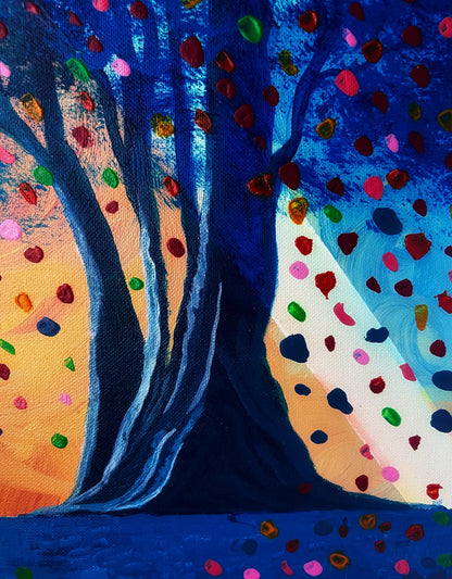 colorful sunrise landscape